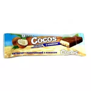 Батончик Cocos с кокос.гл.- цены в Покровске