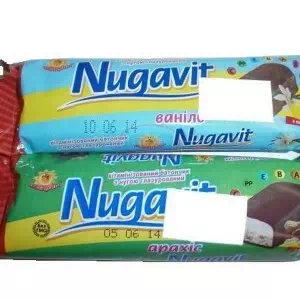 Батончик витаминный Nugavit арахис глазурь 40г- цены в Днепре