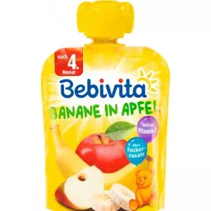 Bebivita Пюре банан яблоко 90г- цены в Бахмуте