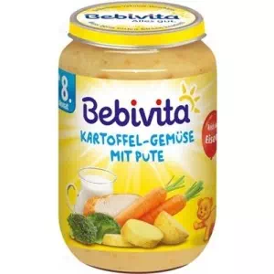 Bebivita Пюре Картофель и овощи с индейкой 220г- цены в Николаеве