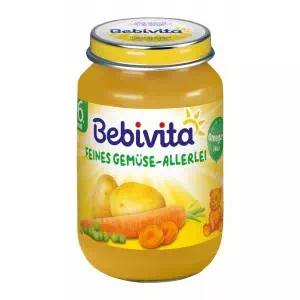 Bebivita Пюре Овощное ассорти 190г- цены в Днепре