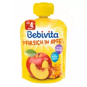 Bebivita Пюре персик яблоко 90г- цены в Марганце