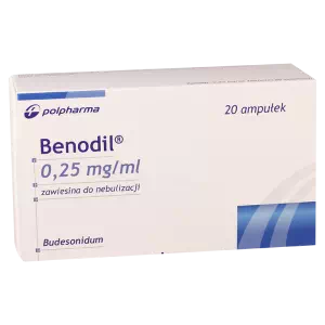 Бенодил суспензія д/розпил. 0.25 мг/мл по 2 мл №20 (5х4) у конт. поліет.- ціни у Соледарі