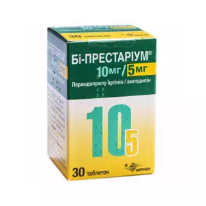 Бі-престаріум 10мг / 5мг №30- ціни у Першотравенську