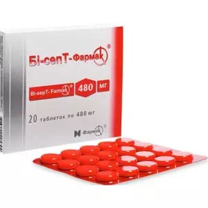 Би-септ таблетки 400 80 мг №20- цены в Кременчуге