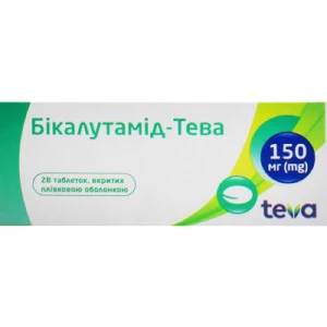 Бикалутамид-Тева таблетки по 150мг №28- цены в Николаеве