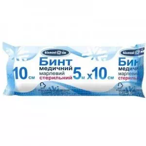 Инструкция к препарату Бинт Укрвата стерильный 5х10