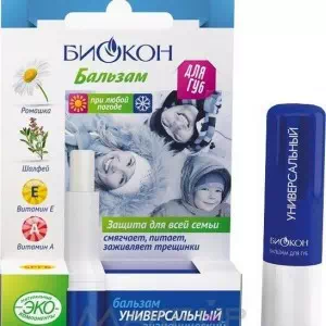 Біокон Бальзам для губ Універсальний 4.6г- ціни у Києві