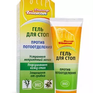 Биокон Доктор Гель для стоп против потоотделения 75г- цены в Кропивницкий