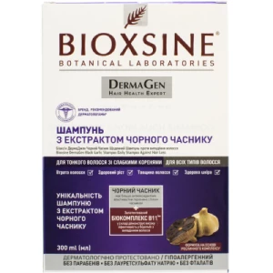 Биоксин ДермаДжен шампунь Черный чеснок против выпадения волос 300мл- цены в Глыбокая