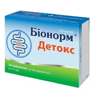 Бионорм Детокс таблетки дисперг.1.5г №18- ціни у Павлограді