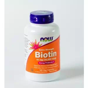 Биотин капс. 10 мг №120 США NOW- цены в Днепре