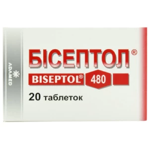 Бісептол таблетки 480мг №20- ціни у Соснівці