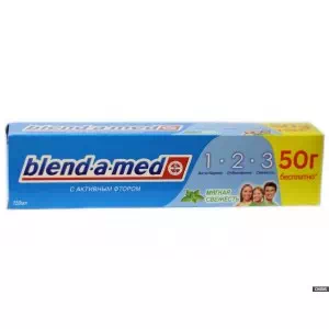 Бленд-а-мед 3-эффект + мягкая свежесть зубная паста туба 150мл- цены в Днепре