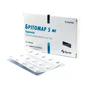 Бритомар таблетки пролонгированного действия 5мг №30- цены в Днепре