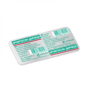 Бромгексин-Дарница таблетки 8мг №50- ціни у Дніпрі