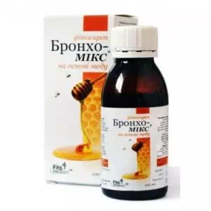 бронхо-микс фито-сироп 100мл на основе мёда- цены в Днепре
