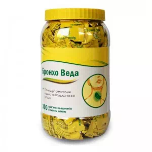 Бронхо Веда лимон леденцы №300 банка- цены в Рава-Русская