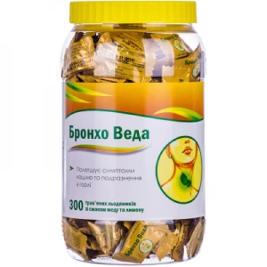 Бронхо Веда льодяники зі смаком меду та лимона 300 шт- ціни у Миколаїві