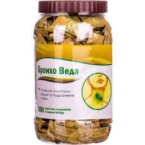 Леденцы травяные Бронхо Веда со вкусом имбиря банка 300 шт- цены в Кременной