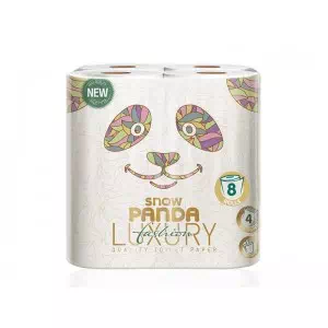 Папір туалетний Снігова панда LUXURY Фешн 8шт- ціни у Коломиї