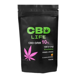 CBD Олія 10% зі смаком апельсину 10мл- ціни у Прилуках