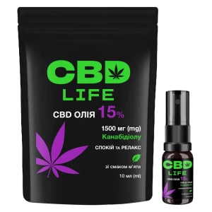 CBD Масло 15% со вкусом мяты 10мл- цены в Прилуках