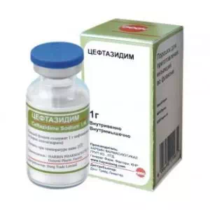 Аналоги и заменители препарата Цефтазидим пор.д р-ра д ин.1000мг N10 фл.*