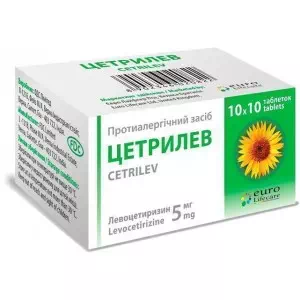 Отзывы о препарате Цетрилев табл. п о 5мг №100