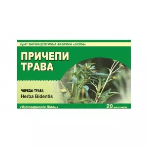Інструкція до препарату Причепи трава ф.пак. 1,5 г N20 Віола