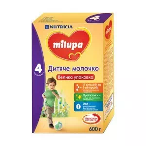 Cмесь Молочная сухая Milupa 4, 600г для детей 18+мес.- цены в Павлограде