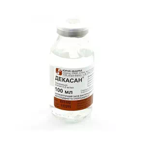 Інструкція до препарату Декасан р-н 0.02% пляшка 100мл