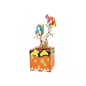 Деревянный 3D пазл Музыкальная шкатулка Птичка арт.AM 301- цены в Мирнограде