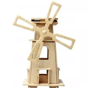 Деревянный 3D пазл Ветряная мельница W 130 арт.W 130- цены в Тернополе