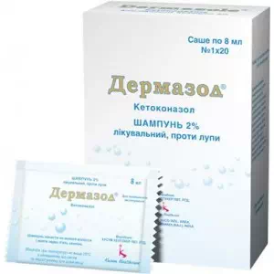 Отзывы о препарате Дермазол шампунь 2% саше 8мл №20