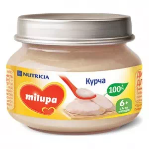 Детское пюре мясное Цыпленок Milupa- цены в Новомосковске