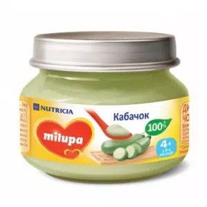 Отзывы о препарате Детское пюре овощное Кабачок Milupa
