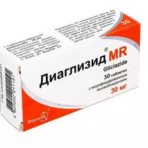 Диаглизид MR таблетки 30мг №30- цены в Светловодске