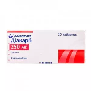 Аналоги и заменители препарата Диакарб таблетки 250мг №30
