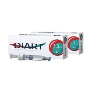 Диарт(diart) 1,8% 2мл шприц №1 с двумя иглами имплантат гиалуроновой кислоты- цены в Днепре