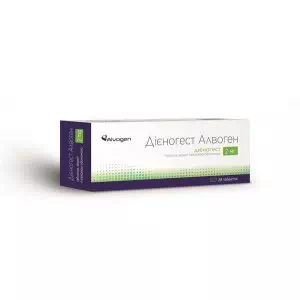 Дієногест Алвоген таблетки, в/плів. обол. по 2 мг №28 (14х2)- ціни у Лимані