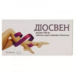 Діосвен таблетки 500мг №60- ціни у Павлограді