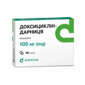 Доксициклин капсулы 0.1г №10 Дарница- цены в Днепре