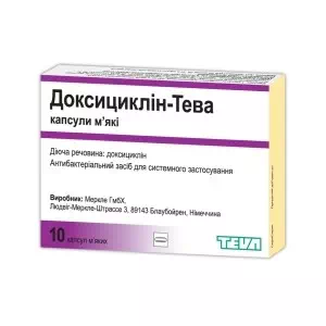 Отзывы о препарате ДОКСИЦИКЛИН-ТЕВА ТАБ.100МГ#10