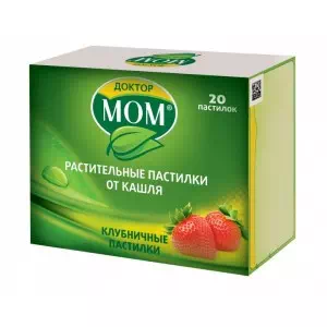 Доктор МОМ зі смаком полуниці пастилки №20- ціни у Нововолинську