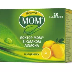 Доктор МОМ зі смаком лимона пастилки №20- ціни у Дніпрі