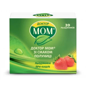 Доктор МОМ зі смаком полуниці льодяники №20- ціни у Житомир