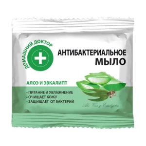 Мыло антибактериальное Домашний Доктор алоэ/эвкалипт 70г- цены в Дрогобыче