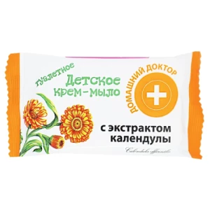 Детское крем-мыло Домашний Доктор с экстрактом календулы 70г- цены в Кропивницкий