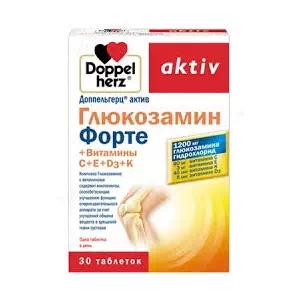 Доппельгерц Актив Глюкозамин Форте таблетки №30- цены в Кременной